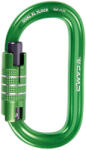 CAMP Karabiner Oval XL 3 Lock 20mm fekete|zöld