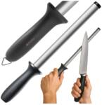 Ruhhy Gyémánt késélező rúd, 30 cm, szürke, rozsdamentes mag (00026153)