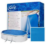 GRE medence pótfólia 0, 4 mm kék ovális 500 x 300 cm akasztóprofilos 120 cm magas (FPROV500)