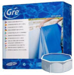 GRE medence pótfólia 0, 4 mm kék kör D: 550 cm akasztóprofilos 132 cm magas (FPR558)