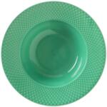 Lyngby Farfurie adâncă RHOMBE, 25 cm, verde, Lyngby (LY201940)