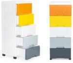  Raft 5 rafturi Alb/ Culoare (PJJCBS0022-05B) Raft