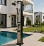 Panitalia Kerti szolár zuhany 35 literes fekete színben (LY-35)