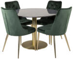  Étkezőgarnitúra Dallas 370 (Zöld + Aranysárga)