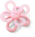 BabyOno Szilikon fogazó FLOWER - rózsaszín