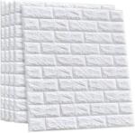 HARAHU 3D Tégla Öntapadós Tapéta - Fehér KP38307