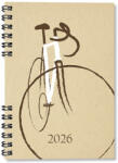 PD Calendar Határidőnapló Period ECO A/5 heti spirálos Bicycle 2026