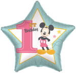 Amscan Mickey Fólia lufi - Első Születésnap 43 cm