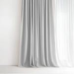 Goldea dekoratív drapéria luca - szürke 160x150 cm