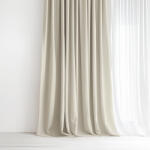 Goldea dekoratív drapéria luca - természetes 280x150 cm