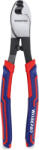 WorkPro 210 mm-es Kábelvágó Alumínium és Réz Kábelekhez - Króm-Vanádium Acél, Puha Markolattal, Egykezes Használatra, 330g