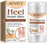 ALIVER Balsam pentru Repararea Calcaielor Uscate si Crapate, Ingrediente 100% Naturale, Aroma de Cocos, Aliver 70 g