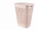 Curver Pure 55 l rózsaszín szennyestartó fedéllel (251584)