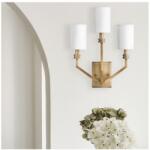 Elstead Lighting Hinkley HK-MOORE-WB3-HB - Aplica de perete MOORE 3xE14/40W/230V aurie (ED0853)