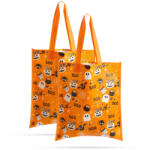 Family Halloween-i ajándéktáska szett - 27 x 31 cm - narancssárga - 2 db / csomag (58183)