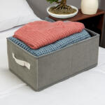 bewello Szövet tárolódoboz - 38, 5 x 24 x 16, 5 cm - szürke (BW2077) - tipparuhaz