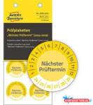 AVERY Etikett címke, o30mm, eltávolíthatatlan 8 címke/ív, 10 ív/doboz, Avery sárga (62235)