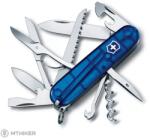 Victorinox Huntsman zsebkés, átlátszó kék