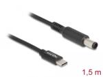 Delock Cablu încărcător laptop USB Type-C masculin - Dell 7, 4 x 5, 0 mm masculin (87975)