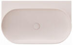 RAVAK Yard 80 kerámiamosdó Alabaster Pink, túlfolyó furat nélkül (XJX0G080000) - ravakdepo