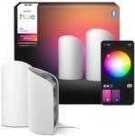 Philips - 2 darabos szett: Hue PLAY Wall Washer dimmelhető RGBW LED lámpa, 20W/230V, 2000-6500K, fehér 8720169385931 (P6871)