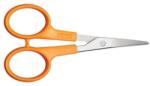 Fiskars Olló, körömvágó, 10 cm, hajlított, FISKARS "Classic", narancssárga (1000813) - nyomtassingyen