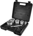 GRAPHITE Körkivágó készlet, volfrámkarbid, 32-83mm, 8db (56T743) - szerszamparadicsom