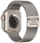 Forcell F-Design FA11 rozsdamentes acél szíj Apple Watch 38 / 40 / 41 / 42 mm - Ezüst