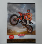 Herlitz Sport kockás füzet, Piros motoros, A4 (H_2000_pirosmotor)