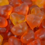 Ravazzi Őszibarackos Mini Szívek Gumicukor 100g