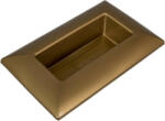  Műanyag tál téglalap alakú arany 28 x18 cm