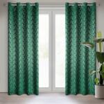 Takoy Draperie opacă POLI de tip blackout cu imprimeu geometric argintiu DESIGN 91