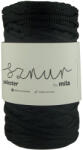  Polyester Sznur 5 mm lapos - 171 fekete (6608)