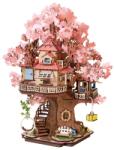 Rolife Puzzle 3D, Casa din Copacul Sakura, Rolife, 535 piese