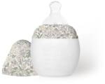 Elhée Biberon din silicon 150 ml - Liberty Joanna Louise Sand - Elhée