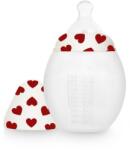 Elhée Biberon din silicon 330 ml - Full of Love - Elhée
