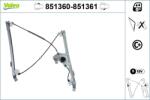 VALEO Mecanism actionare geam VALEO 851360 (851360) - automobilus