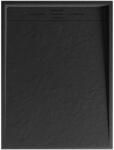 Welland Kőhatású Zuhanytálca - 90x120 cm, Fekete