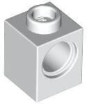 LEGO® Fehér LEGO Technic kocka 1 x 1 lyukkal (654101)