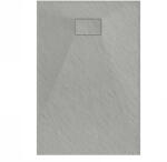 Welland Kőhatású Zuhanytálca Szifonnal - 80x130 cm, Szürke