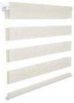 Woltu 90 X 150 cm sávos roló, dupla roló, zebra roló, fúrás nélkül, bükk