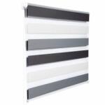 Grandekor 55×150 cm sávos roló, dupla róló, zebra roló, fúrás nélkül, 3 színű - ardorado