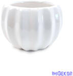  Bordás gömb kaspó 9x9x6cm