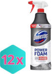 Domestos Power Foam WC és fürdőszoba tisztító hab Vízkőoldó 435 ml KARTON - 12 db (K8720181721335)