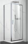 Fluminia Cabină de duș pătrată Mediterraneo, Anda 80 x h200, cu ușă pivotantă, crom (P19RE01 80X80X200)