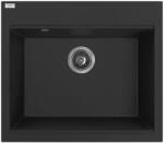 Laveo Tau, 1 rekeszes gránit mosogató 570x500x215 mm, fekete, LAV-SBT_710B (LAV-SBT_710B)