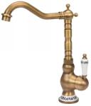 TOYA Mosogató Csaptelep+Tartozékok Retro Bronze 4