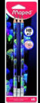Maped : Deep Sea Paradise háromszögletű grafitceruza radírral - HB, 6 db (IMA851809) (IMA851809)