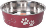 Flamingo Bella Kena fémtál kutyáknak - piros 2200 ml - pet18