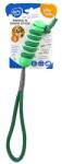 Duvoplus + gumi 2 az 1-ben játék kötéllel, zöld, S-12, 2×3, 2×3, 2 cm